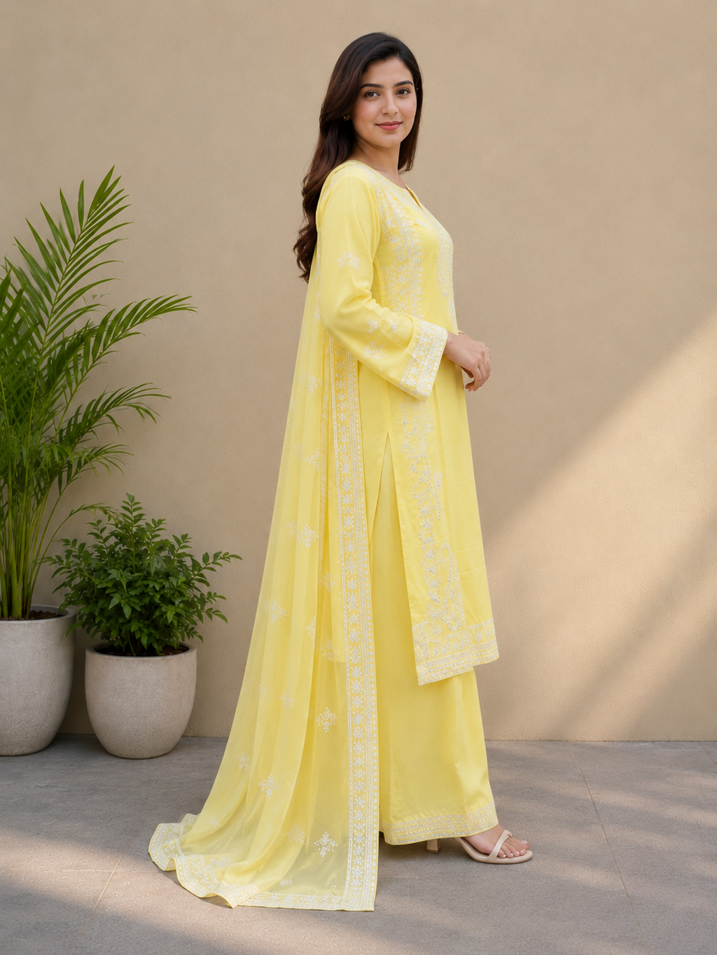 3-Piece Ready to Wear Embroidered Suit