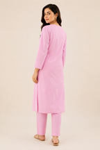 2 PIECE - EMBROIDED COTTON SUIT