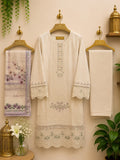 3-Piece Ready to Wear Embroidered Suit