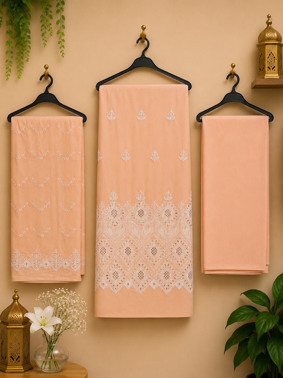3 Piece - Unstitched Digital Printed Embroidered Suit